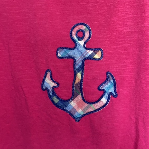 🌸Vineyard Vines Tee With Anchor Size M 10/12 - Picture 2 of 4